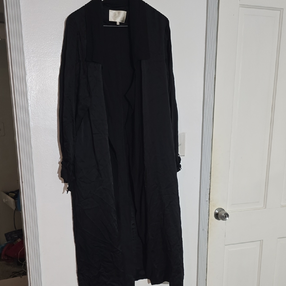 Aritzia Le Fou Wilfred Mercier jacket silk trench Size Large - Picture 4 of 12